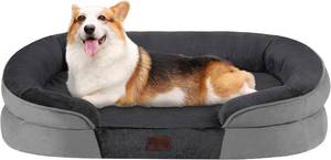 lot 7416 image: Dwanton Orthopedic Gel Memory Foam Dog Bed for Medium Dogs, 36