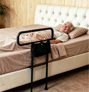 lot 7421 image: Bed Rails for Elderly, Adjustable Bed Assist Rail