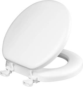 lot 7433 image: Mayfair Padded Toilet Seat, Cushioned Vinyl over Wood Core