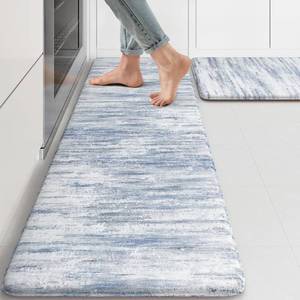 lot 7436 image: KIMODE Anti Fatigue Kitchen Mats 17x47  17x29, Non Slip Rugs