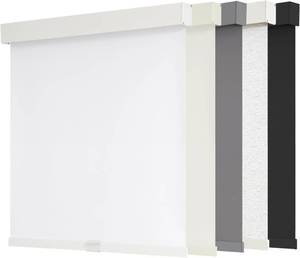 lot 7453 image: AOSKY Blackout Cordless Roller Shades 18x72 White Insulated