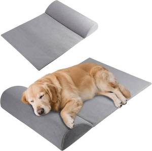 lot 7481 image: Dog Bolster Pillow for Large Dog, High-Resilience Foam