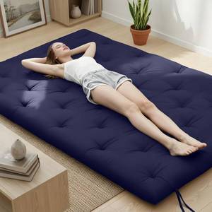 lot 7514 image: $120 Syrinx Water Resistant Japanese Futon Mattress, King 80x76, 2.5in