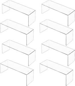 lot 7540 image: Aminigram 8-Pack Large Clear Acrylic Risers for Perfume Display