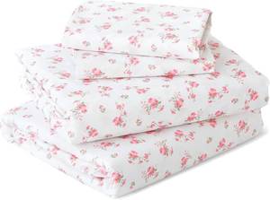 lot 7577 image: MUXHOMO King Size 4-Piece Sheet Set, Deep Pocket up to 16