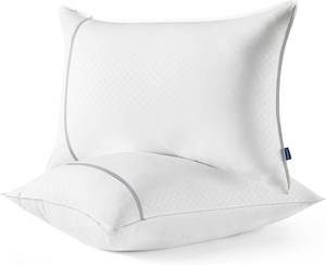 lot 7599 image: Bedsure 2-Pack Queen Pillows Firm Luxury Hotel Pillows