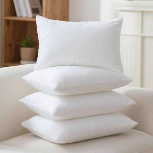 lot 7650 image: Phantoscope 100% Virgin Fiber Pillow Inserts, 12x20in, Pack of 4