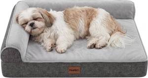 lot 7675 image: $50 Pawfect Orthopedic Dog Bed for All Sizes, Memory Foam, 3 Covers