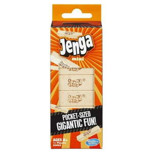 lot 37894 image: Jenga Mini Pocket Sized Block Stacking Board Game for Family  by Hasbro
