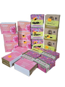 lot 37904 image: Caress Daily Silk, Sea Star Shenanigans, Gold Moss Skincare Lot
