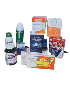 lot 37905 image: Lot of Health & Wellness Products Cold Relief, Supplements, Test Kits, Cleaning Tablets
