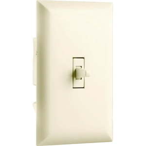 lot 37915 image: Enbrighten 14293 Z-Wave Plus In-Wall Smart Toggle Switch With QuickFit And SimpleWire  Gen5  Light Almond  14293