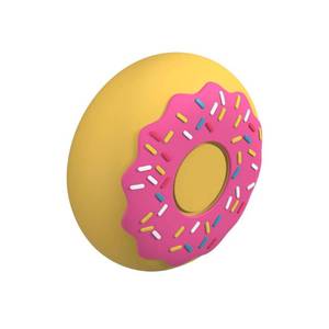 lot 37921 image: GEMS Donut Novelty Speaker - PinkBeige Portable Radio Frequency Audio Device