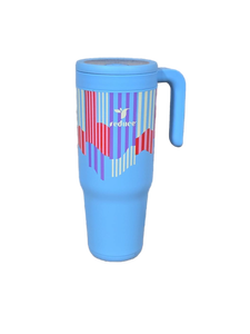 lot 37923 image: Reduce Blue Travel Mug with Lid and Handle