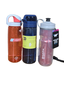 lot 37932 image: Lot of 3 Water Bottles Nalgene All in Motion HydroPak