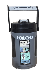 lot 37934 image: Igloo Latitude Pro 12 Gallon Cooler 2 Qt 1.9 L, Handle is Broken, See Pictures
