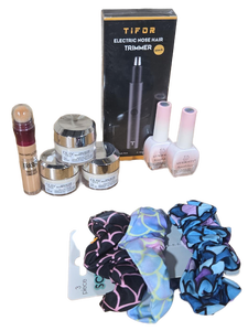 lot 37966 image: TIFOR Electric Nose Hair Trimmer Black with Beauty Products and Accessories Lot