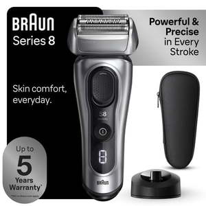 lot 40819 image: Braun Series 8 Electric Razor for Men  Electric Shaver  Charging Stand  8517s