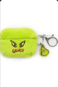 lot 42440 image: Dr. Seuss the Grinch Airpods Pro Case New 2025 Culturefly Earbuds Deal