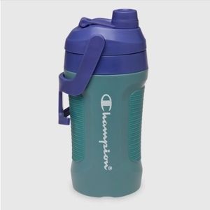 lot 42460 image: 40 Oz Leak-Proof Water Bottle with Fence Hook Non-Slip Grip and Twist-Off Lid