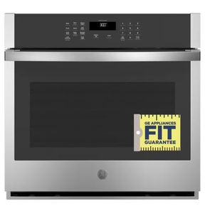 lot 3 image: GE Built-In Electric Wall Oven 30 Inch Stainless Steel - Retail $2,100