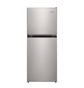 lot 23 image: Vissani Top Freezer Refrigerator 18.5 Wide Stainless Steel - Retail $300