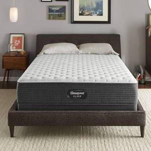 $692 Beautyrest Silver BRS900 12" Medium Firm Queen Mattress, Cooling Technology, Supportive, CertiPUR-US