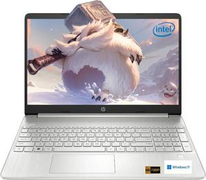 $400 HP Laptop | 15.6" HD | Intel Processor | 4GB DDR4 RAM | 128GB SSD | Intel UHD Graphics | 720p HD Camera | WiFi & Bluetooth | Windows 11 Home in S Mode | School & Business | Productivity & Learning
