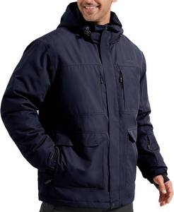 lot 5022 image: FREE SOLDIER Mens Waterproof Ski Jacket Fleece Lined Warm Winter Snow Coat with Hood Fully Taped Seams Size Medium