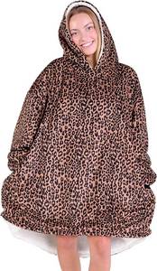 lot 5066 image: Bare Home Wearable Blanket Hoodie - Soft Plush Sherpa - Warm and Cozy - Oversized Wearable Blanket