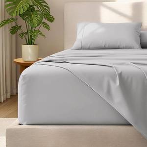 lot 5114 image: Bare Home King Sheet Set - 22 Deep Pockets - Luxury 1800 Ultra-Soft Microfiber King Bed Sheets - Double Brushed - Easy Fit - 4 Piece Set - Bedding Sheets & Pillowcases (King, Light Grey)