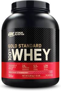 lot 7005 image: $107 Optimum Nutrition - Gold Standard 100% Whey Protein Double Rich Chocolate 58 Servings 3.89 lbs BB 42026