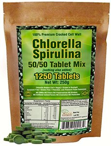 lot 7055 image: $133 Chlorella Spirulina 1250 Tablets Dietary Supplement BB SEP 2027