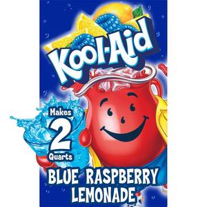 lot 7072 image: Kool-Aid Unsweetened Drink Mix, 40 Packets, for Flavorful Hydration and Shareable Refreshment, Blue Raspberry Lemonade Artificially Flavored, Good Source of Vitamin C, Caffeine Free, 0.22 oz BB JULY 2026