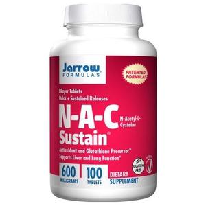 lot 7105 image: Jarrow Formulas NAC Sustain - 100 Tablets BB 22023