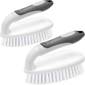 lot 7126 image: Scrub Brushes for Cleaning Bathtub Scrubber Heavy Duty Scrub Brush with Handle Stiff Bristle Cleaning Brush for Shower, Kitchen, Sink, Bathroom, Floor