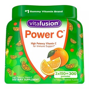 lot 7136 image: Vitafusion Power Vitamin C Gummies 300 ct. BB 112023