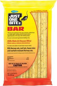 lot 7138 image: Just One Bite II 16 oz. Rodent Rat Bait Cake Blocks