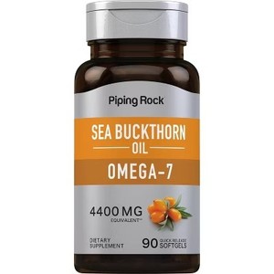 lot 7146 image: Piping Rock Sea Buckthorn 4400mg  90 Softgels BB 52026