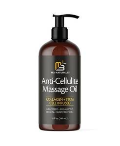 lot 7147 image: M3 Naturals Anti-Cellulite Massage Oil, Grapefruit & Lemon