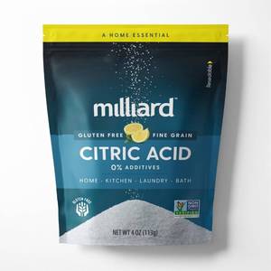 lot 7171 image: Lot of 2 Milliard Citric Acid - 100% Pure Food Grade Non-GMO Project Verified (4 Ounce) BB 22026