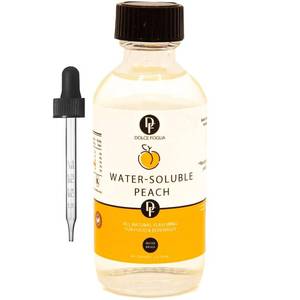 lot 7178 image: Dolce Foglia Peach Extract - 2 Ounce Water-Soluble Multipurpose Flavoring Ideal for Baked Goods, Beverages, Coffee, Desserts & Ice Cream - Peach Essence Perfect for Weight Management BB 22027