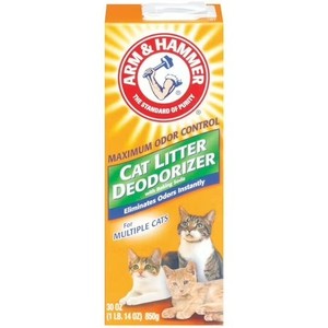 lot 7192 image: Arm & Hammer 15027 Cat Litter Deodorizer Powder, 30 oz, Box