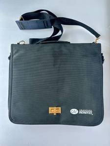 lot 109 image: Creative Memories Black Scrapbook Tote Bag with Multiple Divider Pockets