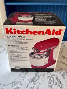 lot 122 image: KitchenAid Ice Cream Maker Stand Mixer Attachment