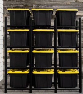 lot 301531 image: Retails for $180 Proslat Heavy-duty 12 Tote Rack