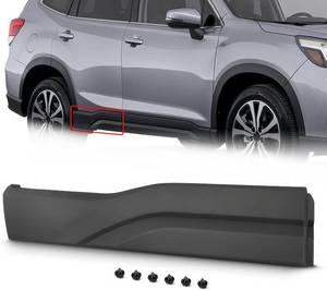 lot 301539 image: Rear Passenger Side Exterior Door Lower Molding Trim 91112SJ240 Compatible with 2019-2021 Subaru Forester