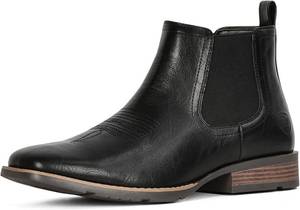 lot 401480 image: IUV Cowboy Boots For Men Ankle Boots Western Boot Casual Dress Slip On Chelsea Men