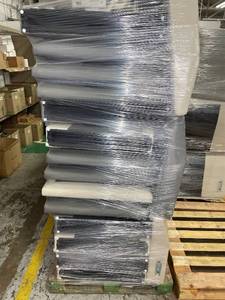 lot 401490 image: Couch parts - pallet of interlocking couch arms and back pieces with no cushions