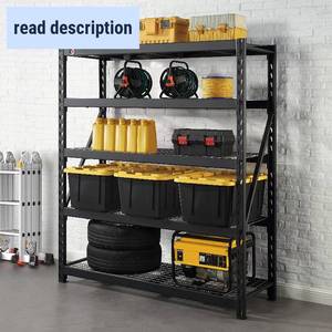 lot 201534 image: Retails for $350 Gorilla Rack 5-tier Industrial Rack, 72 x 24 x 84